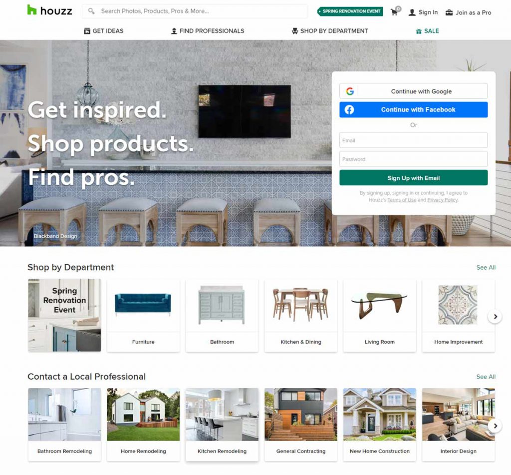 طراحی سایت دکوراسیون